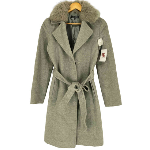 SOFUOL ソフール fox fur アンゴラ100 比翼 ロングコート レディース 3