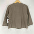 ギャップ Gap genuine leather 本革 ノーカラー レザージャケット レディース M