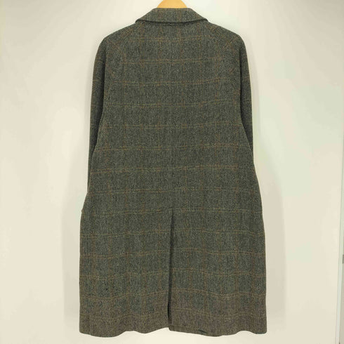 バーバリーズ BURBERRYS 60S~70S 100%WOOL グレンチェック ウール ステンカラーコート メンズ