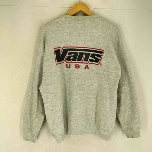 バンズ VANS USA製 ロゴプリント スウェット メンズ L