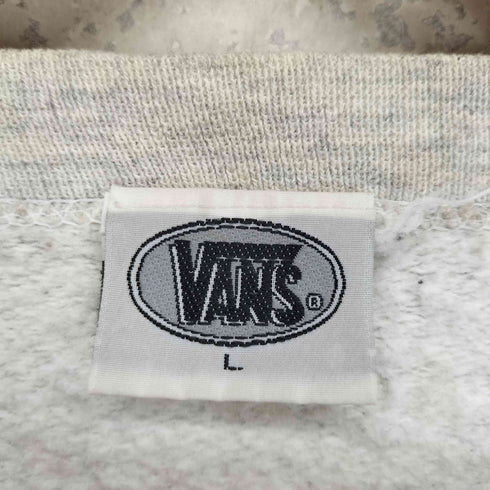 バンズ VANS USA製 ロゴプリント スウェット メンズ L