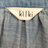 KILKI キルキー 刺繍 レース バンドカラー 長袖シャツ レディース