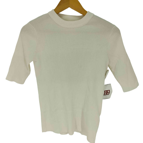 シティショップ CITYSHOP BACK OPEN RIB バックオープンリブ ニット レディース
