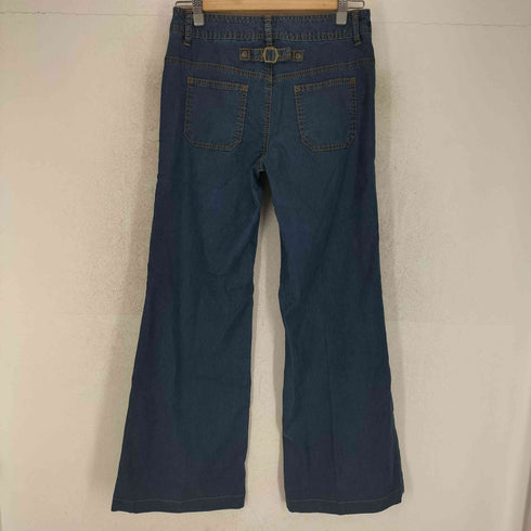 ニジュウサンク 23区 シンチバック フレア デニム パンツ レディース JPN:38