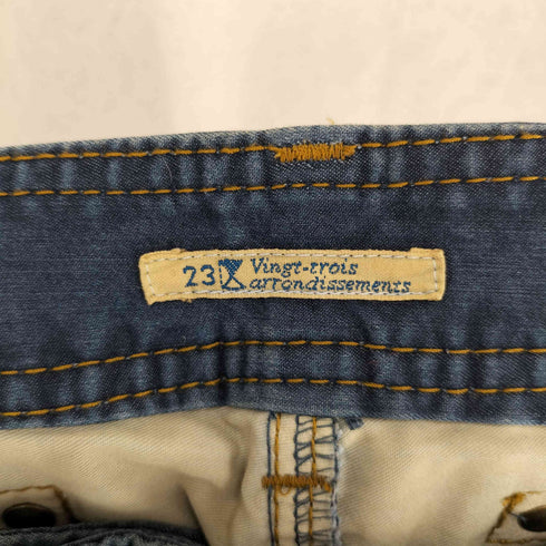 ニジュウサンク 23区 シンチバック フレア デニム パンツ レディース JPN:38