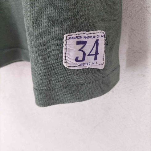 チャンピオン Champion 50s- タタキタグ WESTERN RESERVE ACADEMY 二段 フットボール 長袖 Tシャツ カットソー メンズ 34