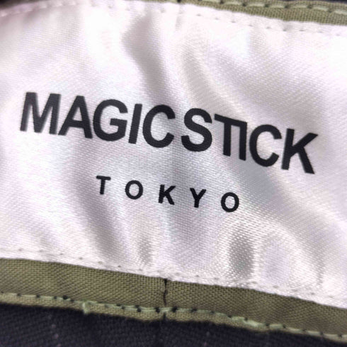 MAGIC STICK マジックスティック 26SS HYBRID CARGO SLACKS BLACK STRIPES ハイブリッドカーゴスラックス メンズ JPN:M