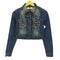 RED PEPPER JEANS クロップド 両面ポケット デニム ジャケット Y2K レディース import:S