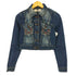 RED PEPPER JEANS クロップド 両面ポケット デニム ジャケット Y2K レディース import:S
