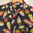 BURGER WORLD 総柄 S/S シャツ メンズ JPN:M