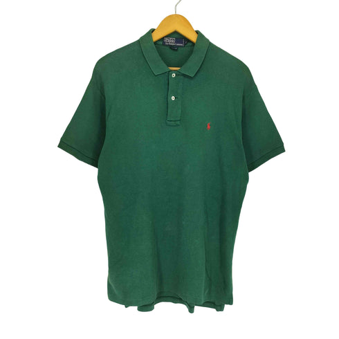 ポロバイラルフローレン Polo by RALPH LAUREN 90S ポニー刺繍 半袖 ポロシャツ メンズ M