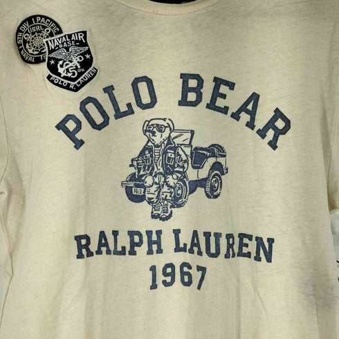 ポロバイラルフローレン Polo by RALPH LAUREN ポロベア クルーネック Tシャツ メンズ JPN:XS