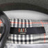 ダックスロンドン DAKS LONDON チェック柄 ノーカラーコート 巻きスカート セットアップ レディース 38/38