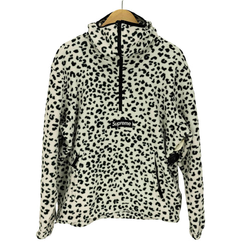 シュプリーム Supreme 24AW Polartec Facemask Half Zip Hooded Sweatshirt Leopard メンズ import:M