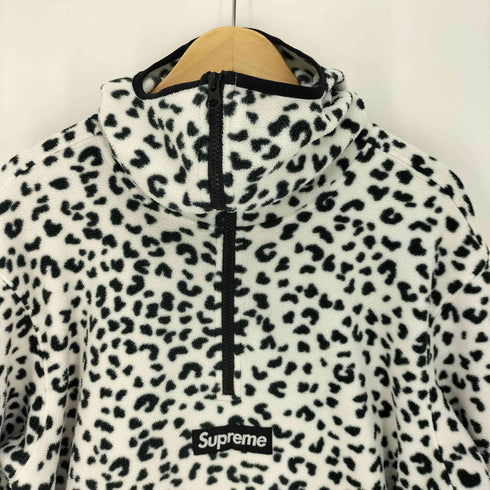 シュプリーム Supreme 24AW Polartec Facemask Half Zip Hooded Sweatshirt Leopard メンズ import:M