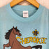 アンビル Anvil CHED 90S USA製 CHEROKEE 袖裾シングル 半袖 Tシャツ レディース M