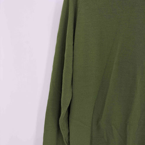 ジョンスメドレー JOHN SMEDLEY 現行タグ イングランド製 ウール ライトオンス タートルネック ニットソー メンズ import:L