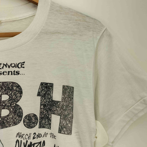 スクリーンスターズ SCREEN STARS 80S USA製 袖裾シングル CITY BABYS REVENGE クルーネックTシャツ メンズ import:L