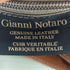 ジャンニノターロ GIANNI NOTARO イタリア製 本革 バンブーハンドル レザー 巾着 ショルダーバッグ レディース