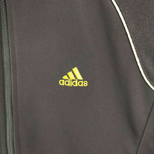 アディダス adidas 00s ラメ パフォーマンスロゴ 刺繍 トラックジャケット Y2K レディース S