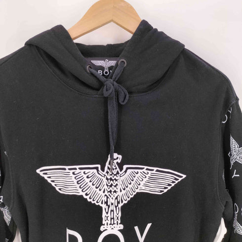 ボーイロンドン BOY LONDON ロゴプリント L/S プルオーバーパーカー Y2K お兄系 メンズ import:M