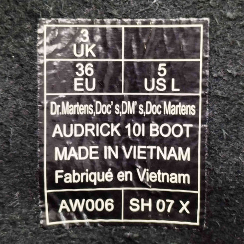ドクターマーチン Dr.Martens 10ホール レースアップシューズ レディース JPN:36
