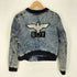 ボーイロンドン BOY LONDON ロゴワッペン デニム ブルゾン ジャケット Y2K ギャル クロップド レディース import:S