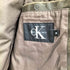 カルバンクライン CALVIN KLEIN ヴィンテージ加工 比翼 ジャケット メンズ M