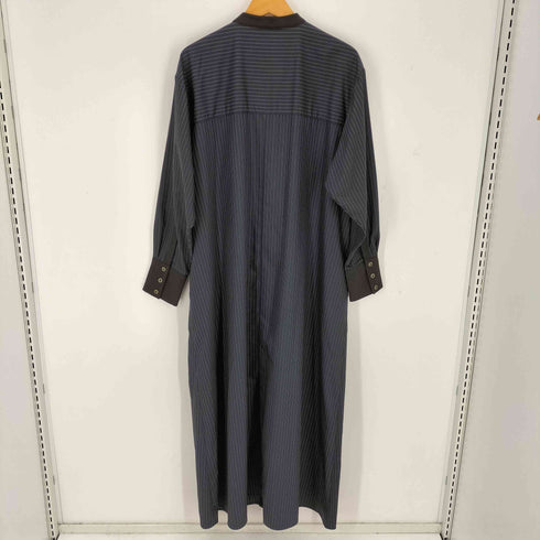 リムアーク RIM.ARK Stripe shirt OP ストライプ シャツ ワンピース レディース 38