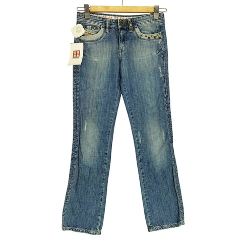 ディーゼル DIESEL スタッズ スキニー デニムパンツ Y2K レディース 10