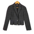 ランバンコレクション LANVIN COLLECTION レース ギャザー クロップド 1B テーラードジャケット レディース 36