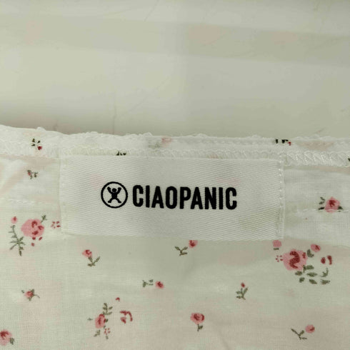 チャオパニック Ciaopanic レーステープコットンチュニックキャミワンピース レディース ONE SIZE