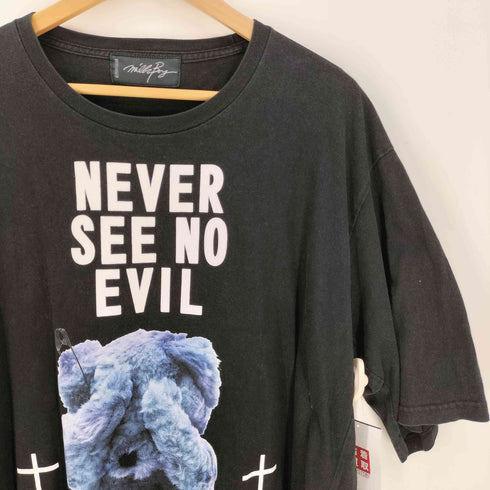 ミルクボーイ MILKBOY NEVER SEE NO EVIL BEAR BIG TEE くまTシャツ メンズ