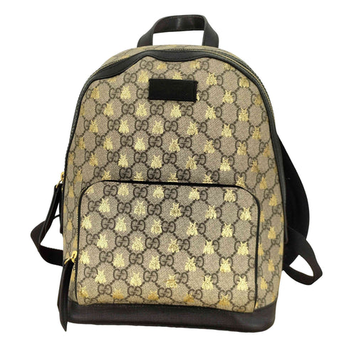 グッチ GUCCI GGスプリーム キャンバス ビーバックパック レディース