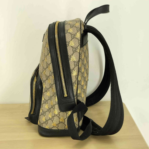 グッチ GUCCI GGスプリーム キャンバス ビーバックパック レディース