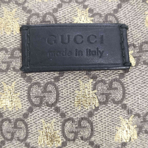 グッチ GUCCI GGスプリーム キャンバス ビーバックパック レディース