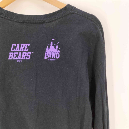 ランドバイミルクボーイ LAND by MILKBOY CAREBEARS スカル ベア 雲 L/S Tシャツ レディース