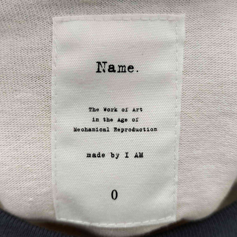 ネーム Name. 17SS EX.NANPEI AKAKI ビッグTEE Tシャツ メンズ JPN:0