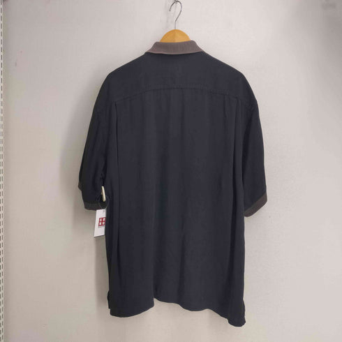 トミーバハマ Tommy Bahama シルク100 半袖ポロシャツ メンズ import:L