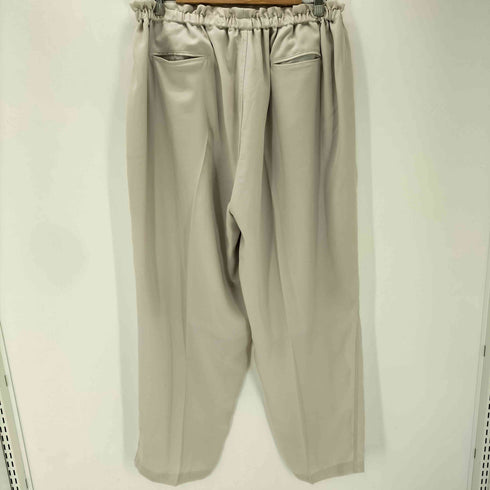 エムビー MB × RAINMAKER KYOTO 別注 ドウギ パンツ イージー ワイド スラックス オフホワイト メンズ FREE