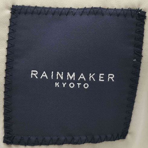 エムビー MB × RAINMAKER KYOTO 別注 ドウギ パンツ イージー ワイド スラックス オフホワイト メンズ FREE