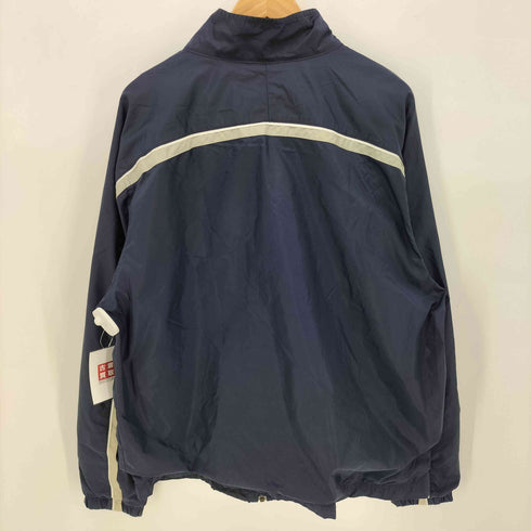 ナイキ NIKE 00S グレータグ スウッシュロゴ ライン ナイロンジャケット メンズ import:L