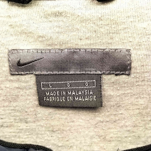 ナイキ NIKE 00S グレータグ スウッシュロゴ ライン ナイロンジャケット メンズ import:L