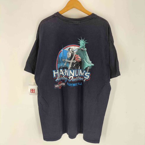 ハーレーダビッドソン HARLEY-DAVIDSON コピーライト2018-2019 両面プリント 半袖Tシャツ メンズ 2XL