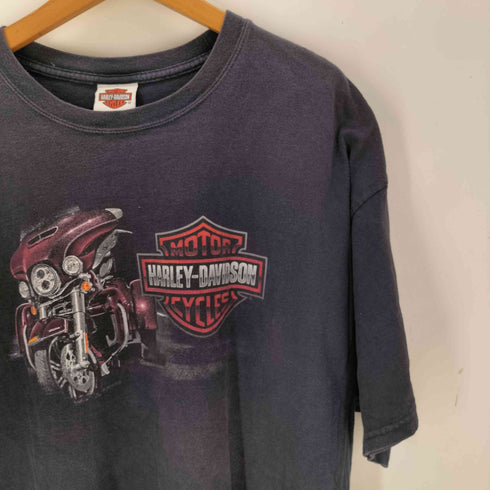 ハーレーダビッドソン HARLEY-DAVIDSON コピーライト2018-2019 両面プリント 半袖Tシャツ メンズ 2XL