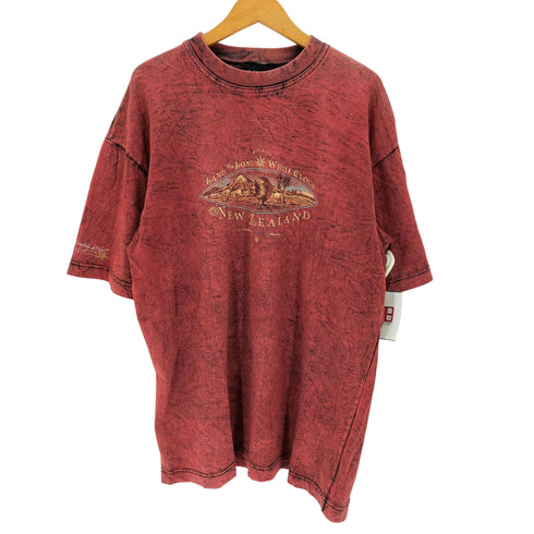 ニュージーランドスーベニア プリント 半袖Tシャツ メンズ XL