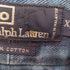 ポロバイラルフローレン Polo by RALPH LAUREN 90S ポニー無し ダブルポケット チェック柄 長袖 ヘビー ワークシャツ メンズ import:XXL