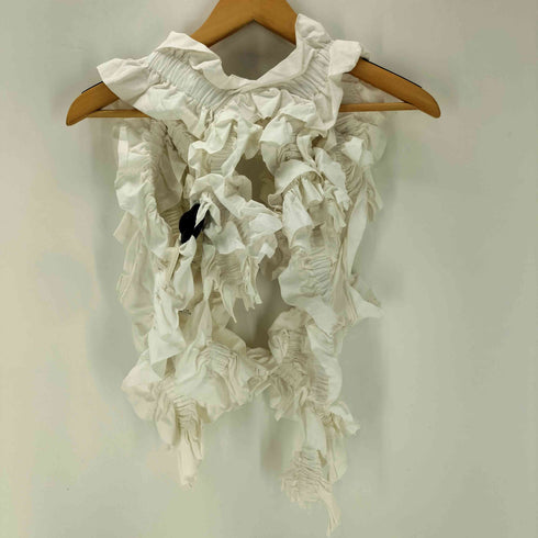 HOUGA MOEISHIDA waltz frill vest フリル レイヤード ベスト レディース FREE