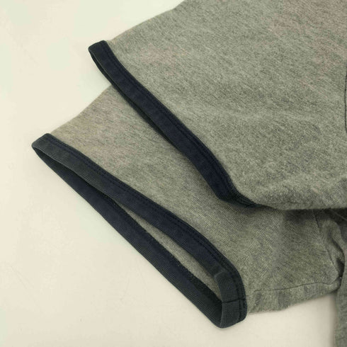 ナイキ NIKE 00S グレータグ ラメ スウッシュ ロゴ S/S リンガー ラグラン クロップド Tシャツ レディース import:XL