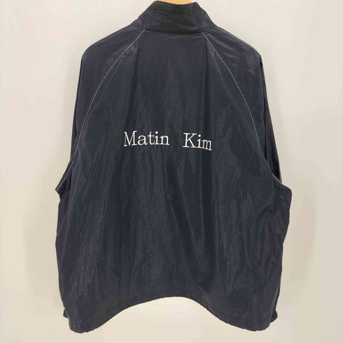 マーティンキム Matin Kim LOGO COATING JUMPER ロゴ コーティング ジャンパー メンズ FREE
